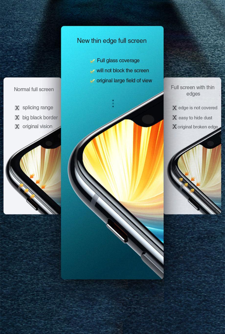 Verre de protection intégral 9D pour iPhone 12 X XS XR 6 6S 7 8 Plus Film trempé iPhone 14 11 13 Pro Max Protecteur d'écran en verre Protection incassable Installation facile Sans bulles Film protecteur transparent comme du cristal
