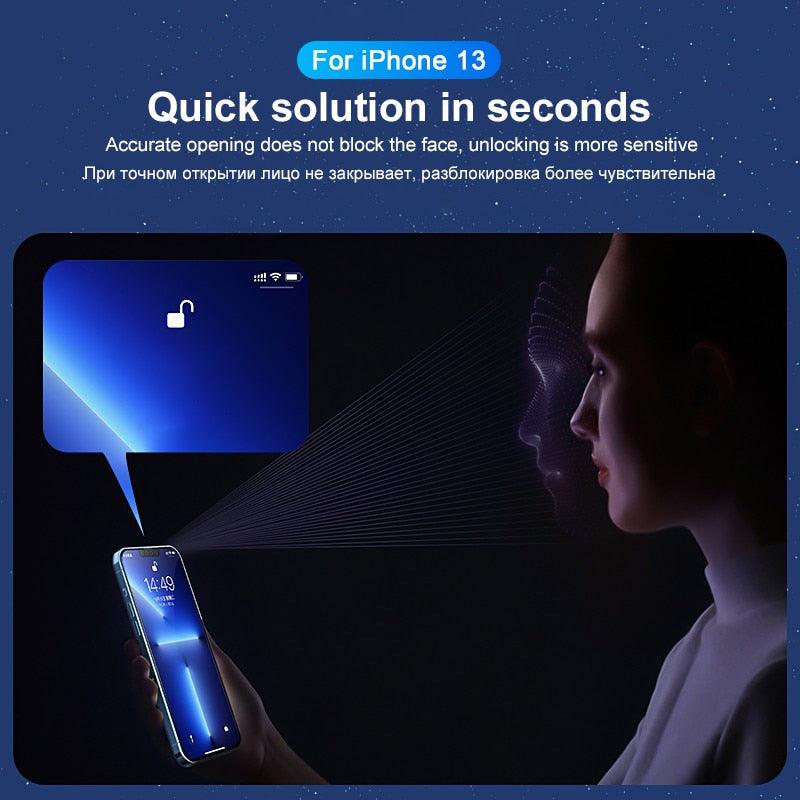 Film de protection intégral pour iPhone 13 12 11 14 Pro MAX Mini, protecteur d'écran XS Max XR X 7 8 6S Plus SE 2020, accessoires de téléphone, protecteur d'écran en verre trempé ultra renforcé