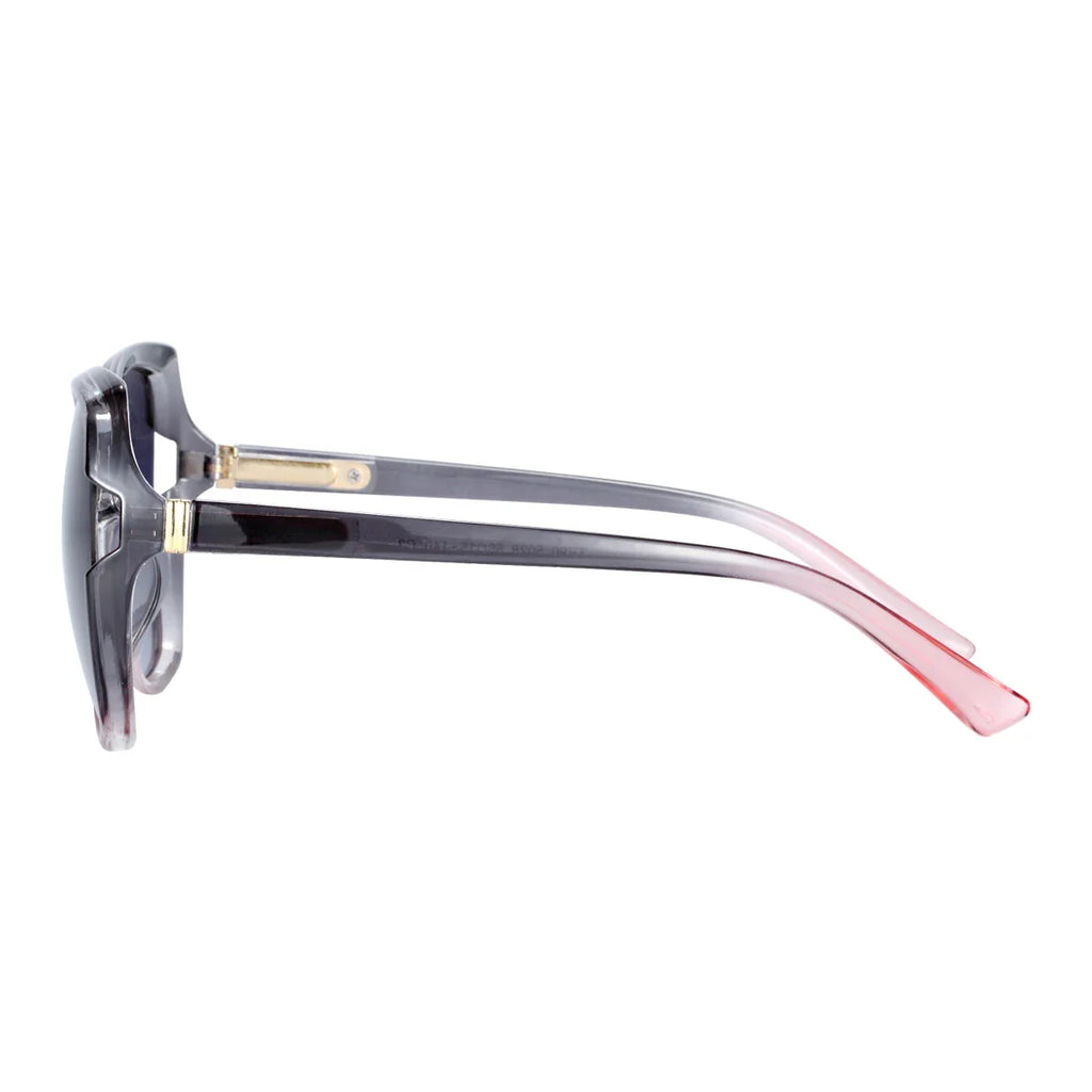 BARCUR Lunettes de soleil carrées surdimensionnées polarisées pour femme – Monture légère en PC Confortable Verres dégradés tendance Protection UV400 Idéales pour le shopping, la plage et les voyages