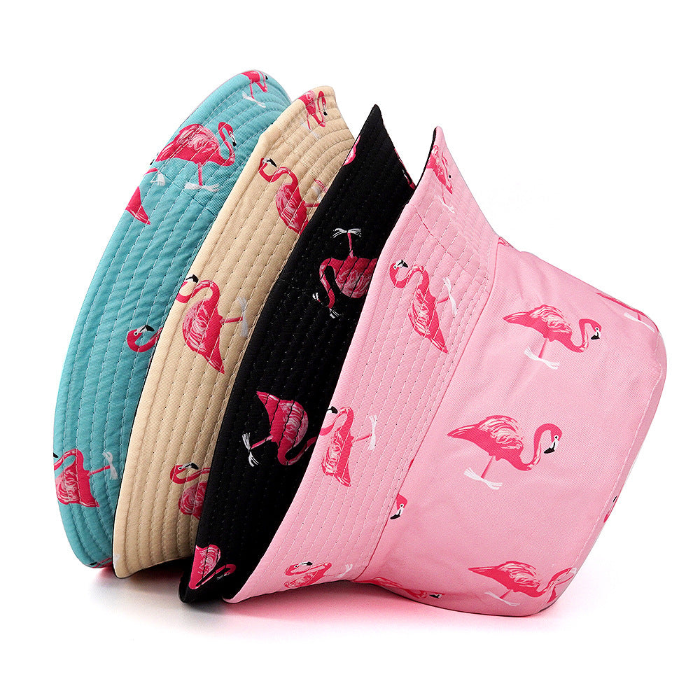 Chapeaux bob d'été classiques Flamingo