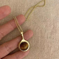 Nouveau collier ras-du-cou double couche en perles, pierres naturelles et métal épissé pour femme, collection automne-hiver