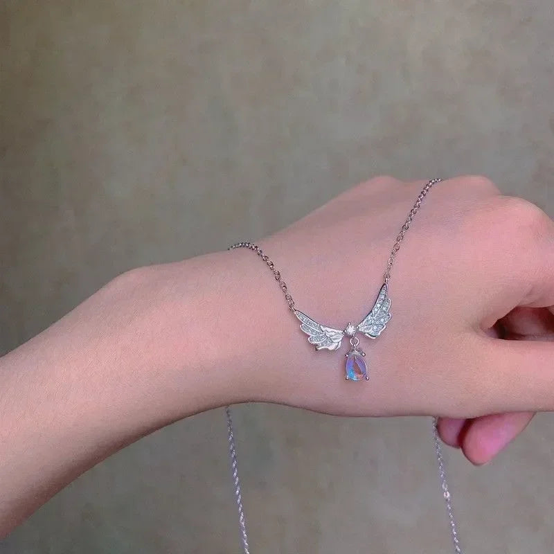 Collier avec pendentif carré de zircon rose luxueux pour femme, accessoire quotidien tendance et personnalisé, bijoux de fête, cadeaux d'anniversaire