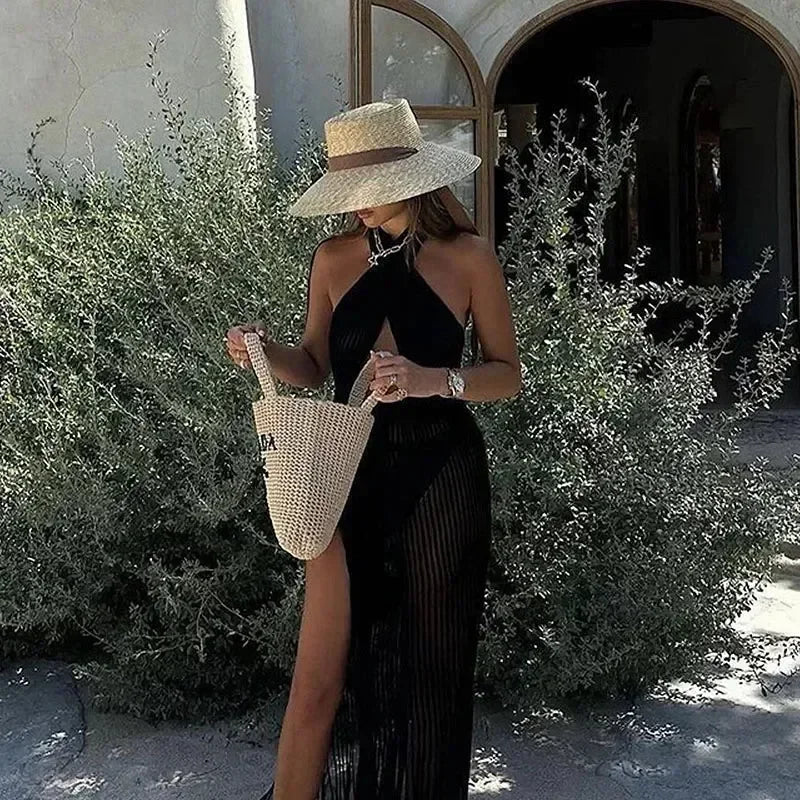 Chapeau de Paille Femme à Large Bord avec Mentonnière Chapeau de Soleil d'Été Anti-UV Chapeau de Plage avec Cordon Coupe-Vent Chapeau de Voyage UPF Derby