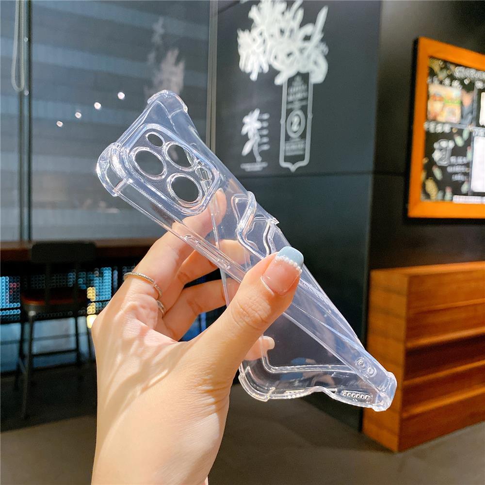 Étui transparent porte-cartes pour iPhone 13 11 12 14 Pro Max Mini Coque souple antichoc transparente avec porte-cartes Étui de téléphone transparent avec porte-cartes Coque fine de protection souple antichoc avec porte-cartes