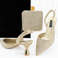 Chaussures pour femmes de dernière conception italienne avec ensemble sac assorti HZS1-1
