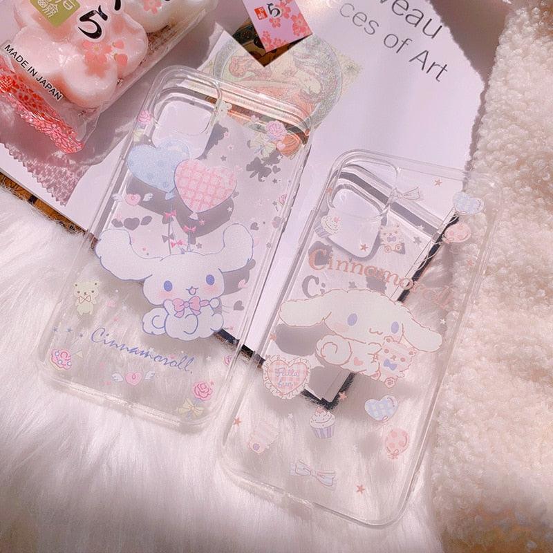 Coque de téléphone dessin animé pour iPhone 14, coque de téléphone chien grandes oreilles mignonnes pour iPhone 11 12 13 Pro Max, coque de téléphone X Xs Max Xr 7plus 8plus