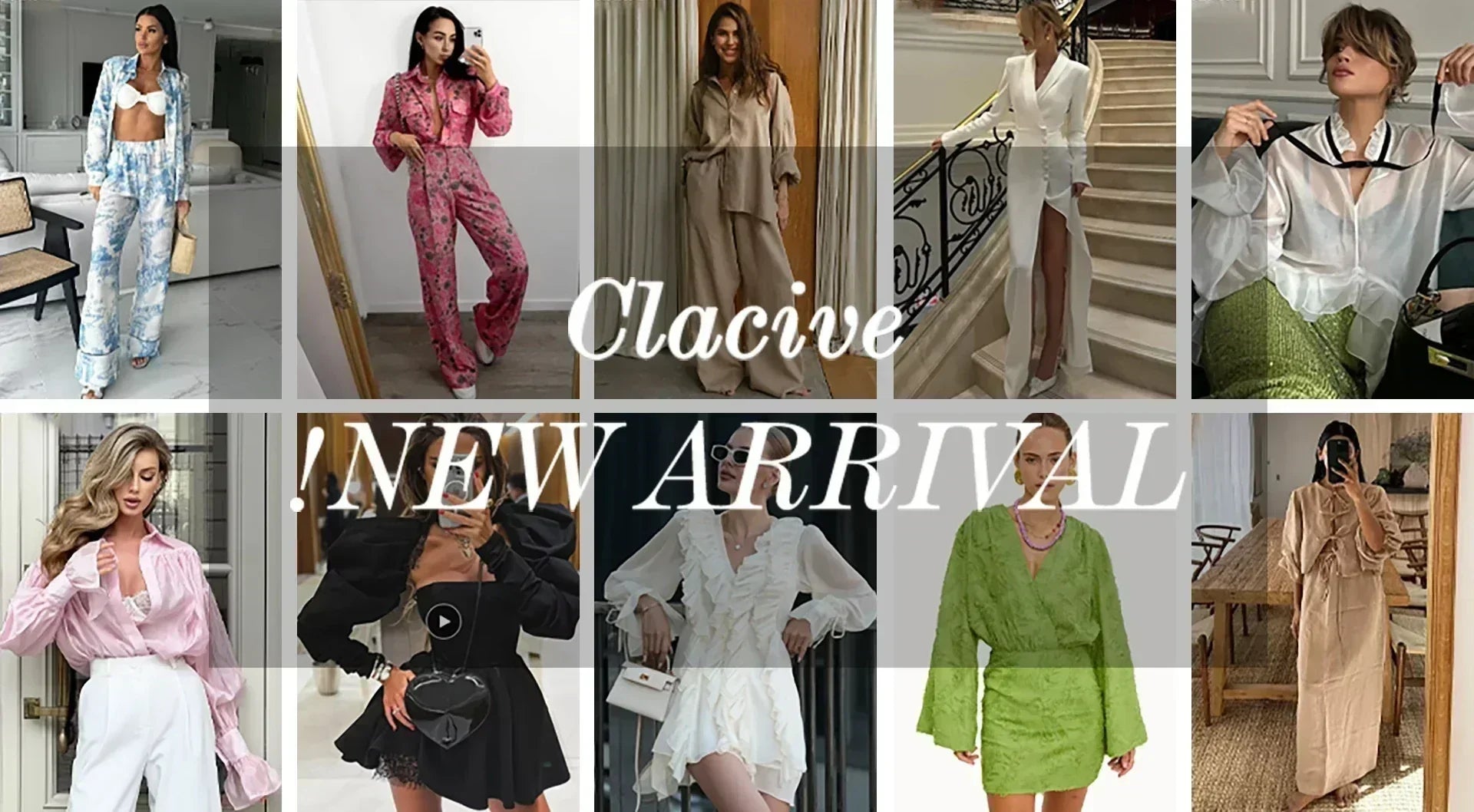 Clacive Robe d'été mince imprimée pour femme, à la mode, col slash, manches courtes, mini robes élégantes, taille haute, patchwork, robe féminine