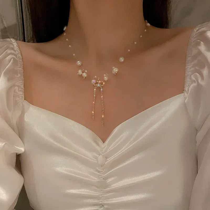 Collier avec pendentif carré de zircon rose luxueux pour femme, accessoire quotidien tendance et personnalisé, bijoux de fête, cadeaux d'anniversaire