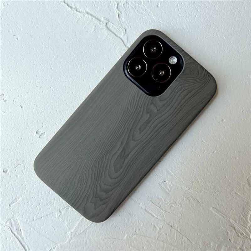 Coques de Téléphone Rétro Ultra Fines Texture Bois pour iPhone 14 13 12 11 Pro Max XS MAX XR XS X 7 8 Plus Antidérapantes Étui Souple en Bois Vintage Unique Élégant et Entièrement Protecteur