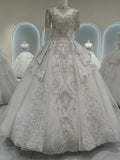 Robe de mariée française de luxe à épaules dénudées EDW325
