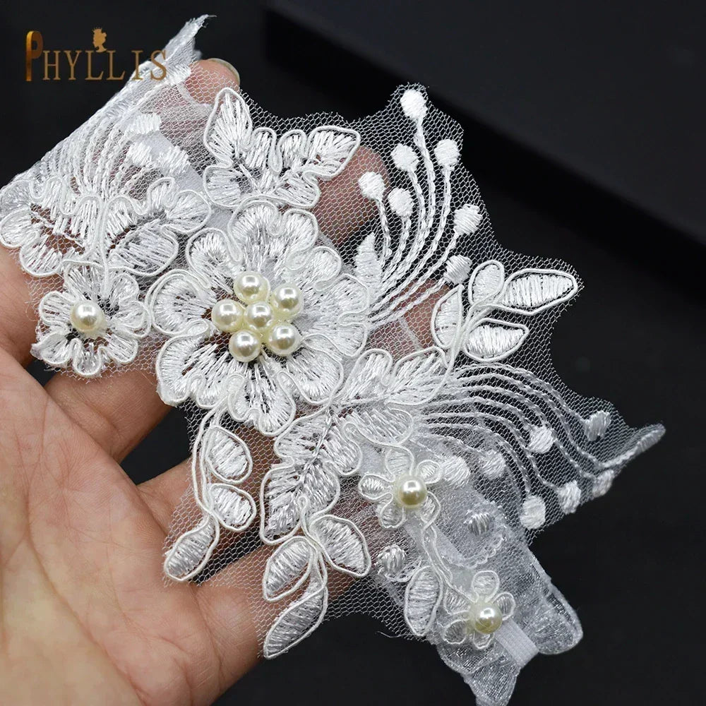 K03 2 PCS Jarretelle de mariée sexy en dentelle fleur cristal perles jarretelle de cuisse bague de cuisse jarretelle de mariée jarretelle de bas femme fille
