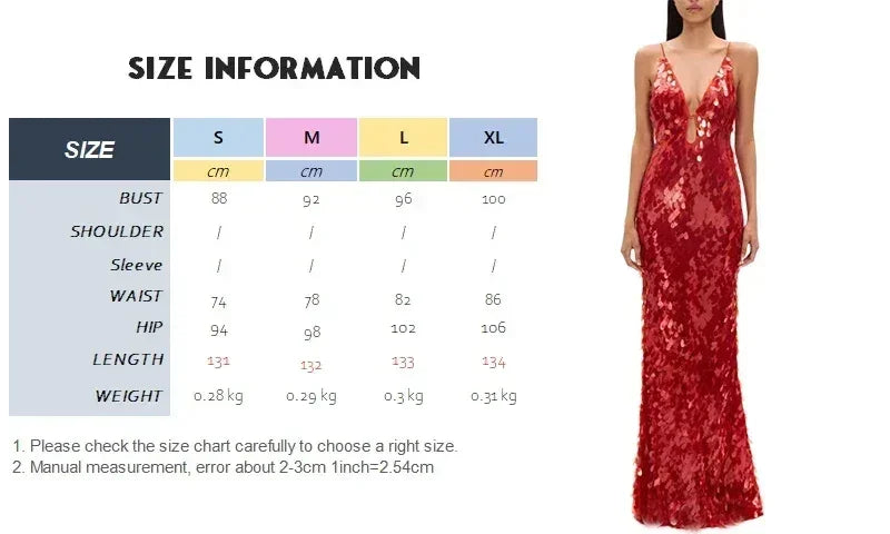 Robes longues Maxi élégantes à paillettes sans manches pour femmes, Robe longue de soirée unie à col en V profond et mode