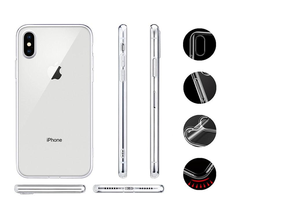 Coque de Téléphone Voitures Américaines Pour Iphone 13 12 11 Pro Max Mini Xs X Xr 8 7 Plus 6s 6 Se 2020 Housse Transparente Anti-choc Anti-rayures