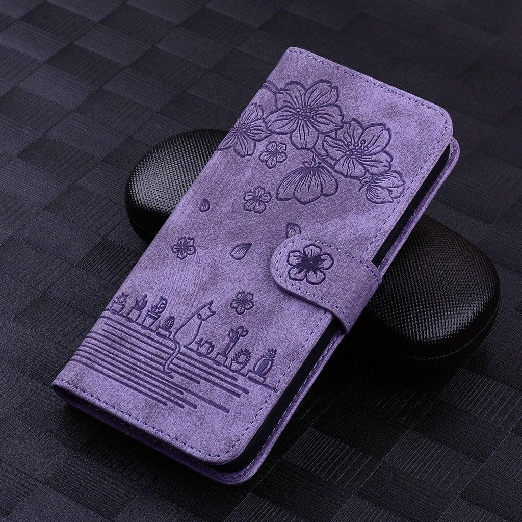 Étui portefeuille en cuir de luxe pour iPhone 14 13 Pro Max 11 12 Mini XR X XS Max avec support magnétique et porte-cartes en cuir PU, étui antichoc et élégant avec protection contre les chutes
