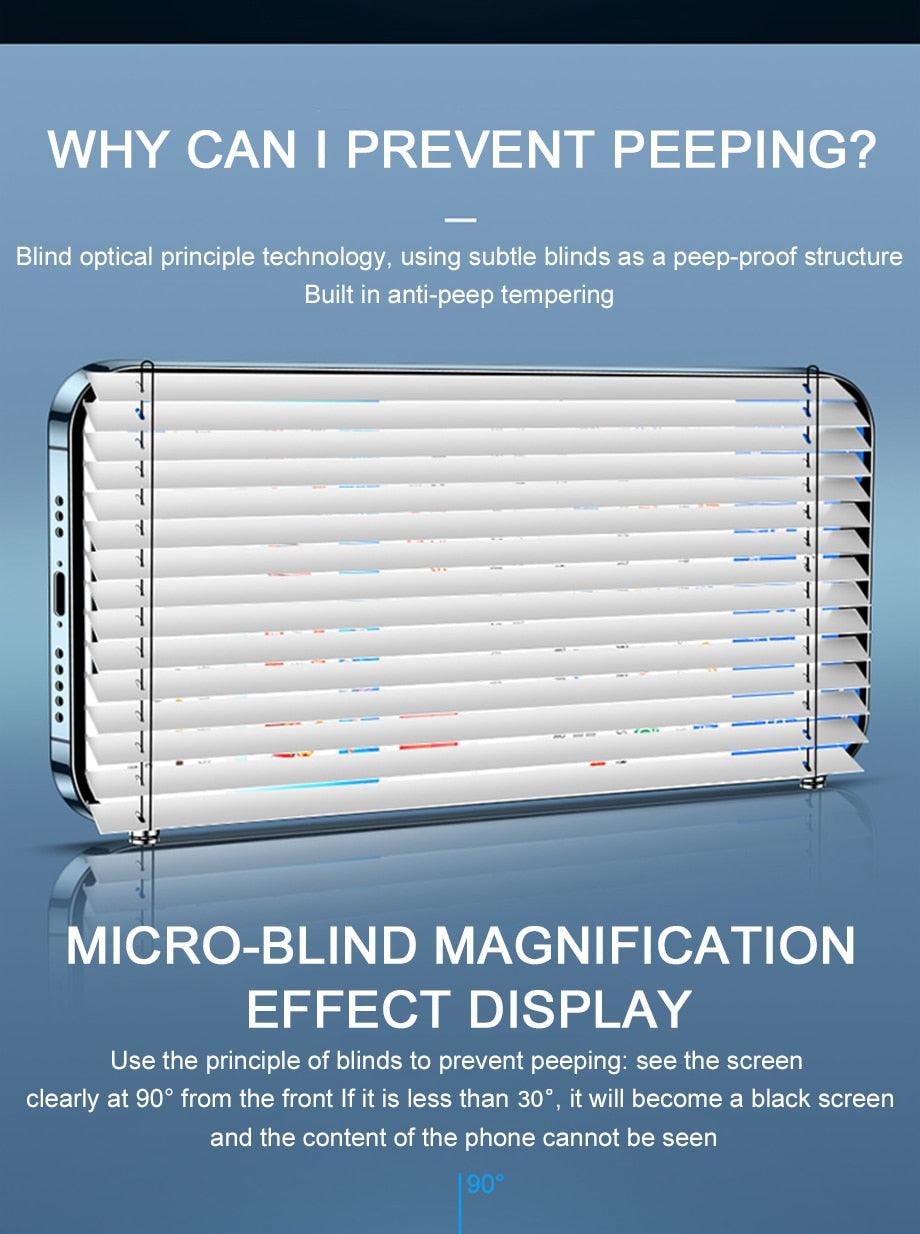 3 Vitres de confidentialité pour iPhone 11 12 13 Pro Max Protections d'écran Anti-espion Verre trempé pour iPhone XR XS Max Se 6 7 8 Plus Verre trempé Protection d'écran Verre de confidentialité Anti-espion pour iPhone