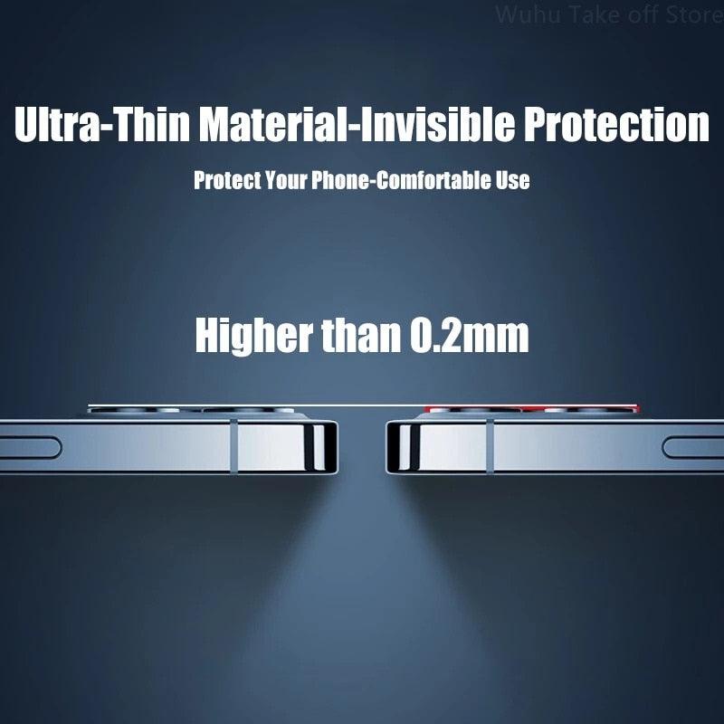 Lot de 4 protections d'écran complètes en verre pour iPhone 11 12 13 Pro XS Max, protection d'objectif d'appareil photo pour iPhone X 11 Pro Max 12 13 Mini 14 Pro Max