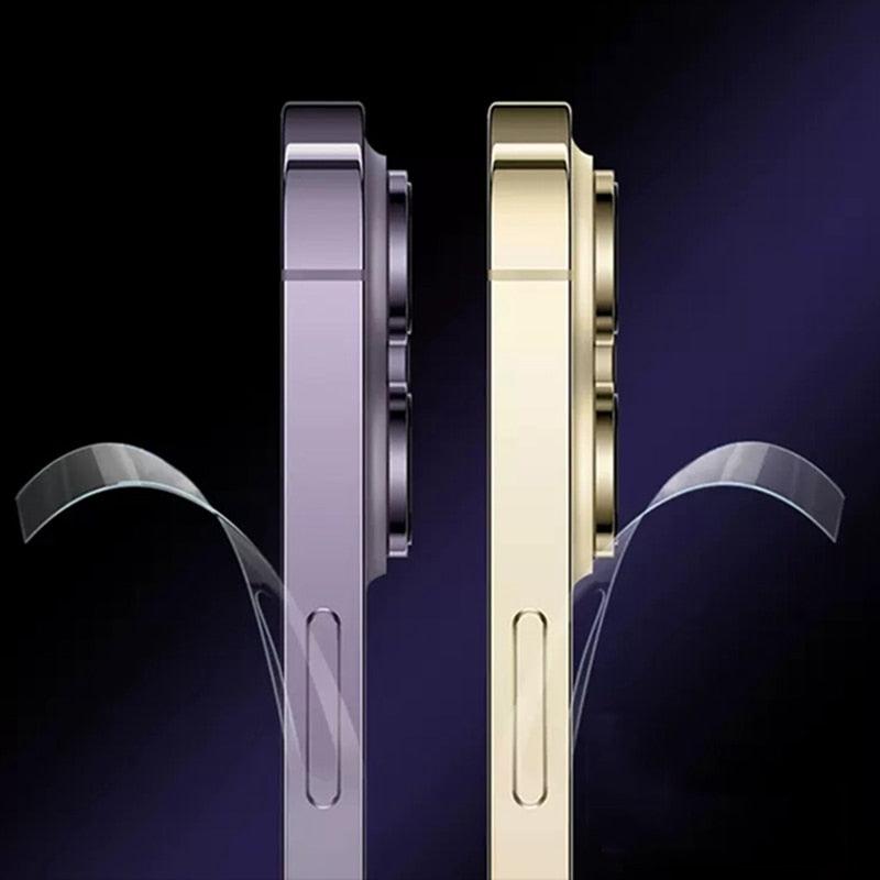 Film protecteur d'écran arrière pour iPhone 14 Pro Max pour iPhone 13 Mini 12 13 Pro Max 14 Pro 14Pro Max (pas en verre trempé) - Film de protection HD de qualité supérieure anti-traces de doigts/rayures compatible avec iPhone
