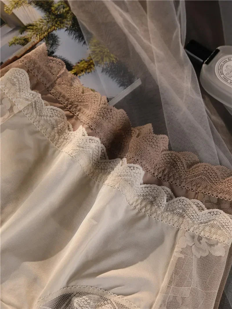 Culotte femme grande taille XL-3XL, en dentelle, transparente et creuse, lingerie sexy et respirante, nouveauté