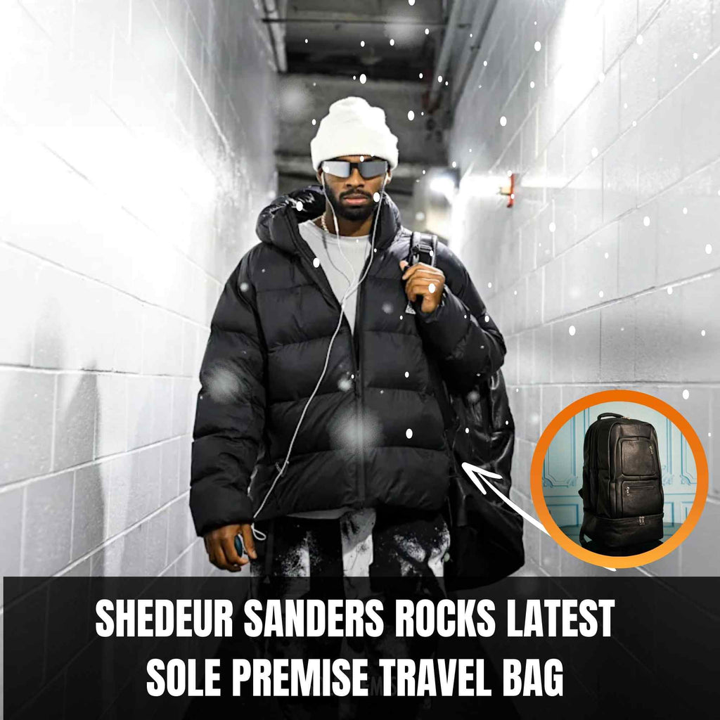 Sac à dos de cabine breveté en cuir noir (seulement 300 exemplaires)