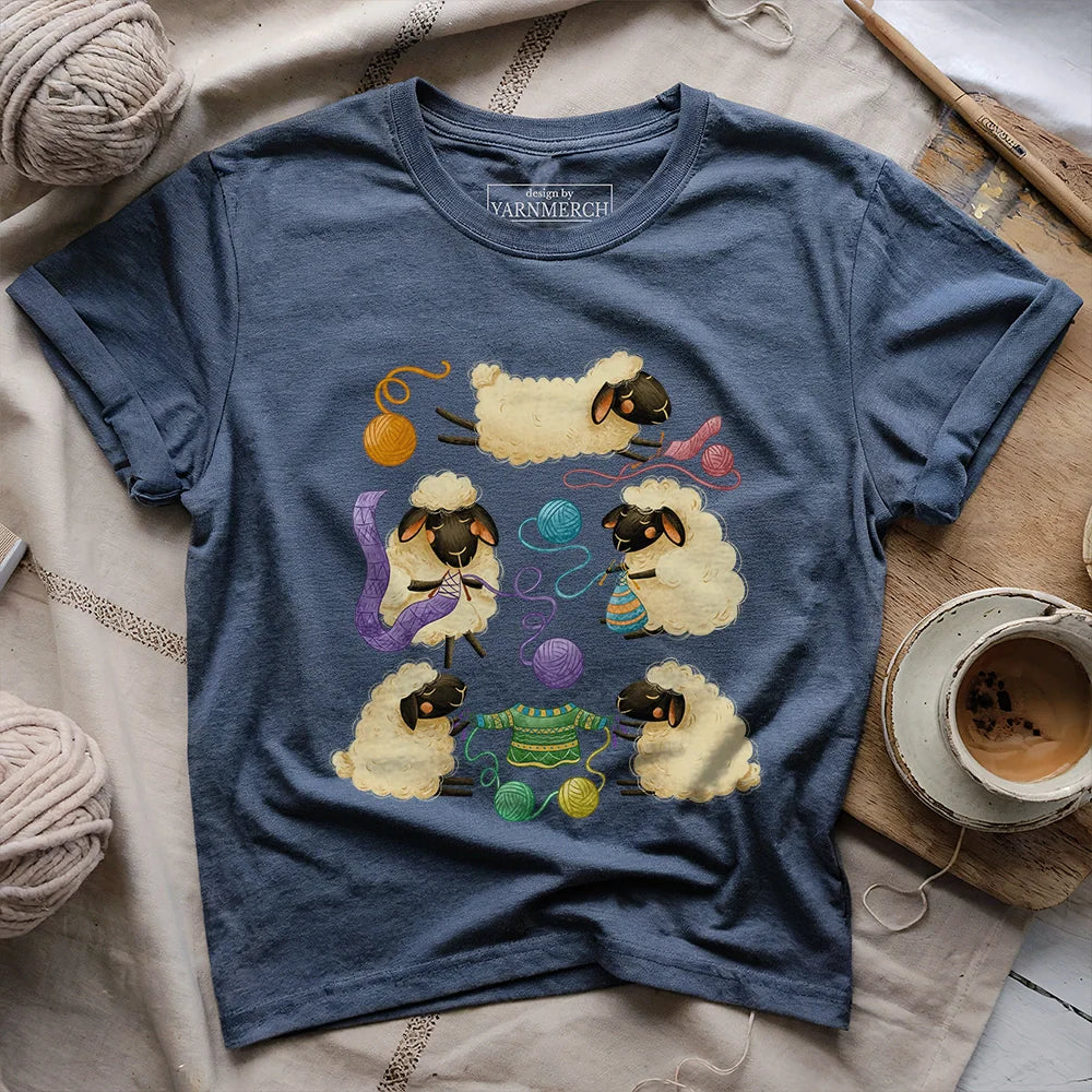 T-shirt Tricoteuse Mouton