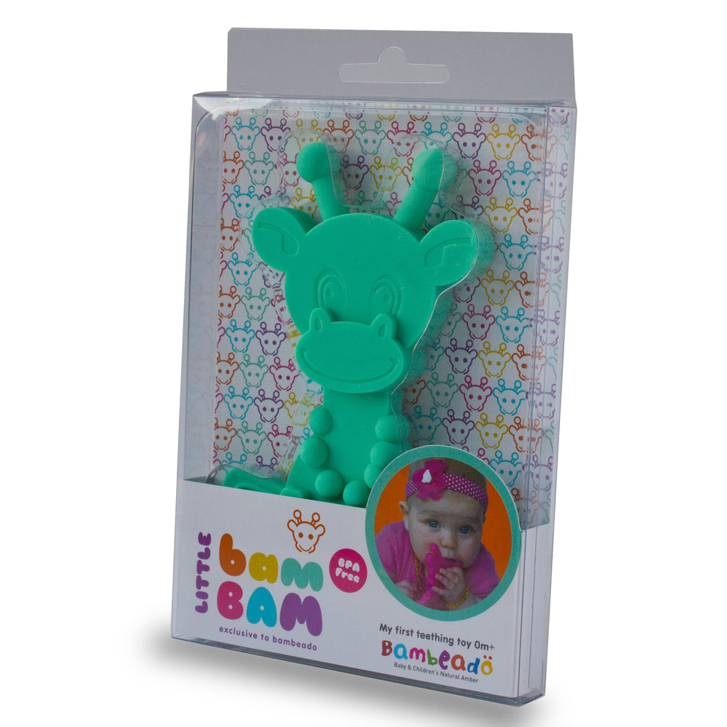 Jouet de dentition bébé Little bamBAM - Turquoise