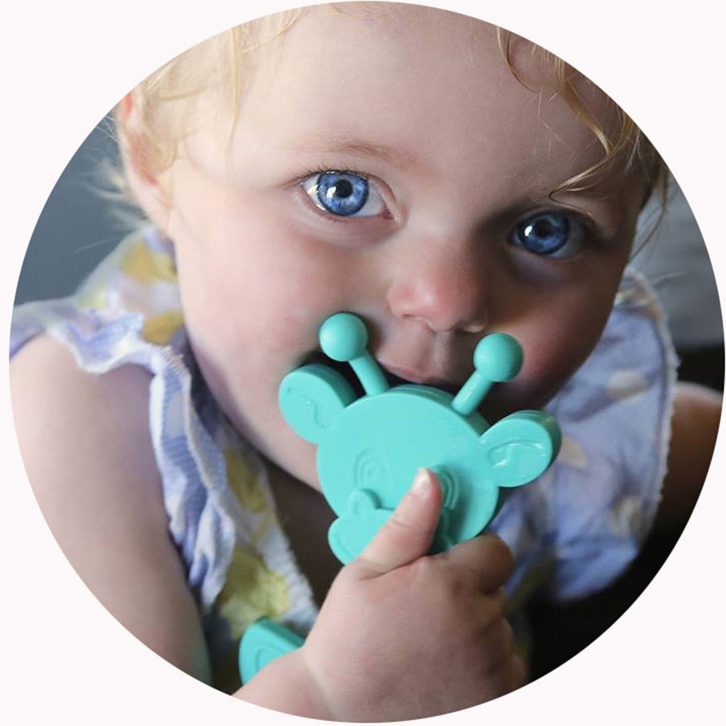 Jouet de dentition bébé Little bamBAM - Turquoise
