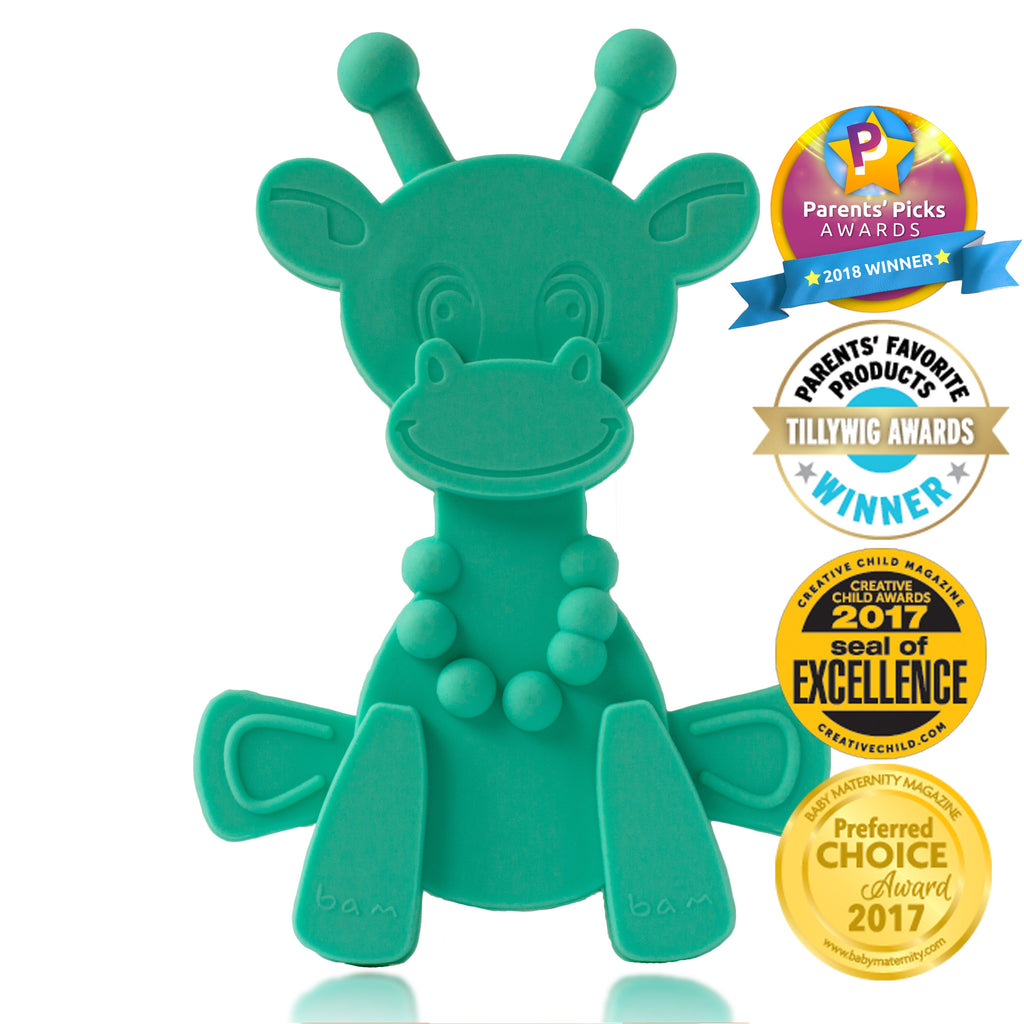 Jouet de dentition bébé Little bamBAM - Turquoise
