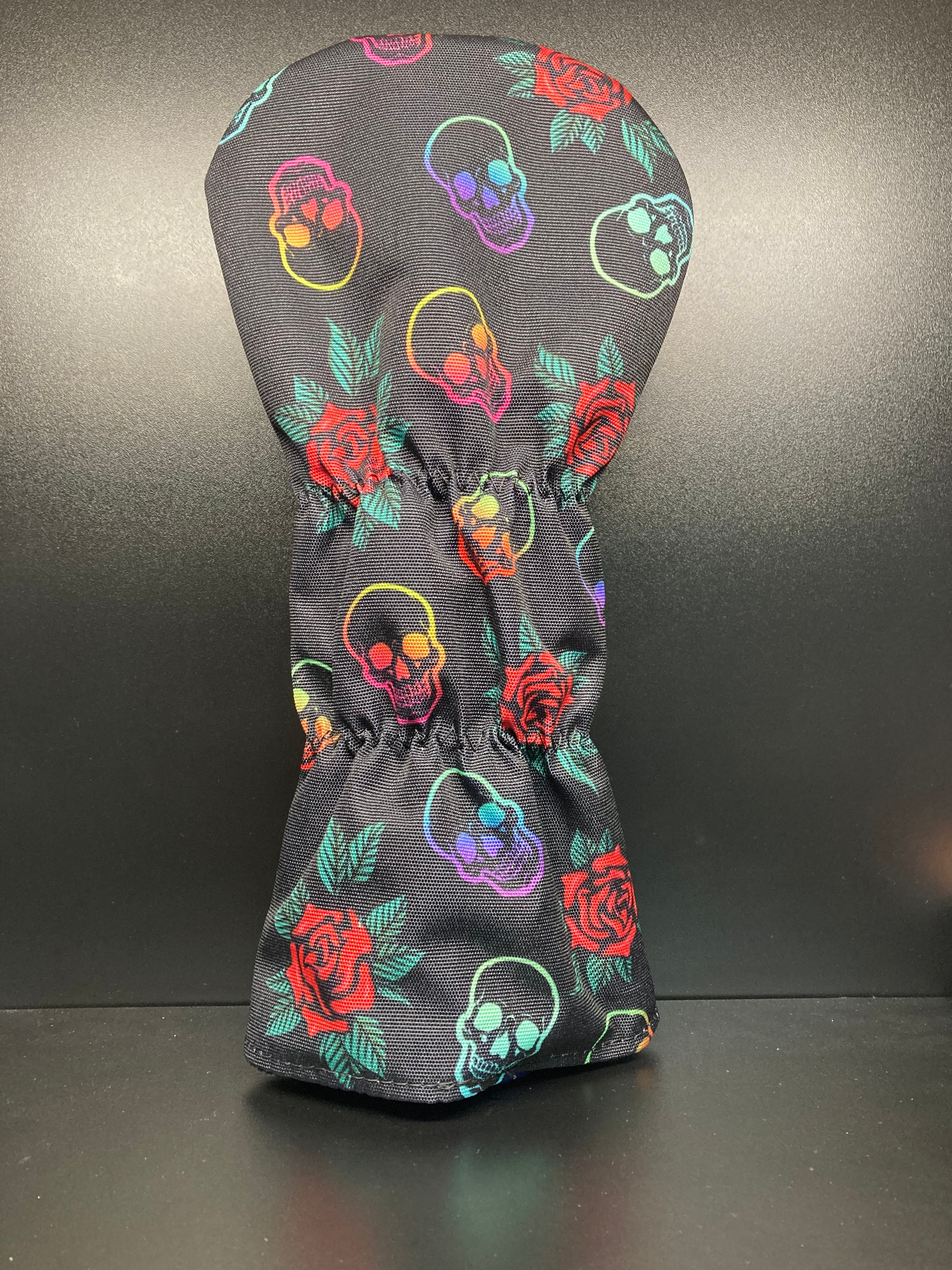 Cache-tête en toile Skulls & Roses