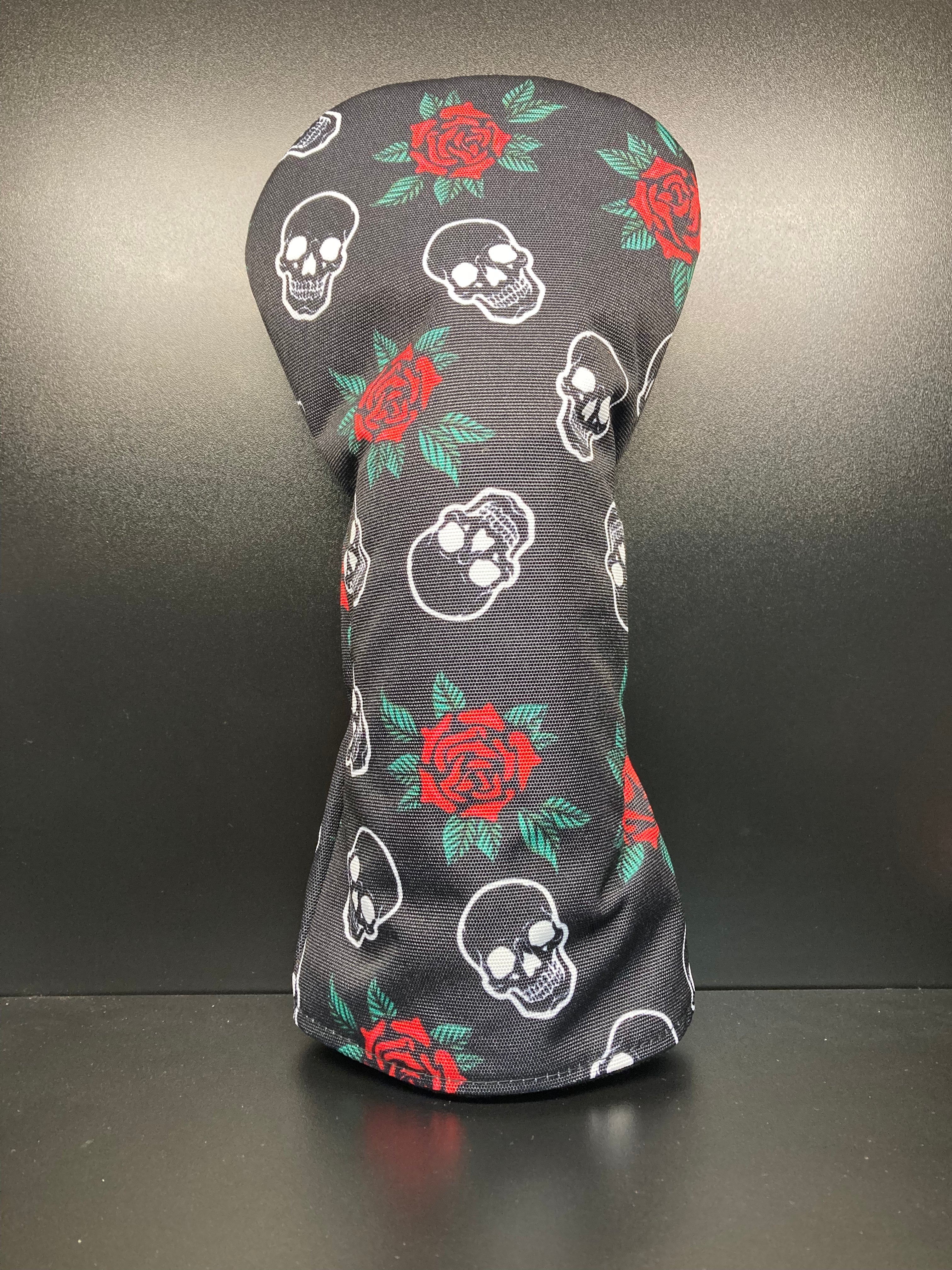 Cache-tête en toile Skulls & Roses