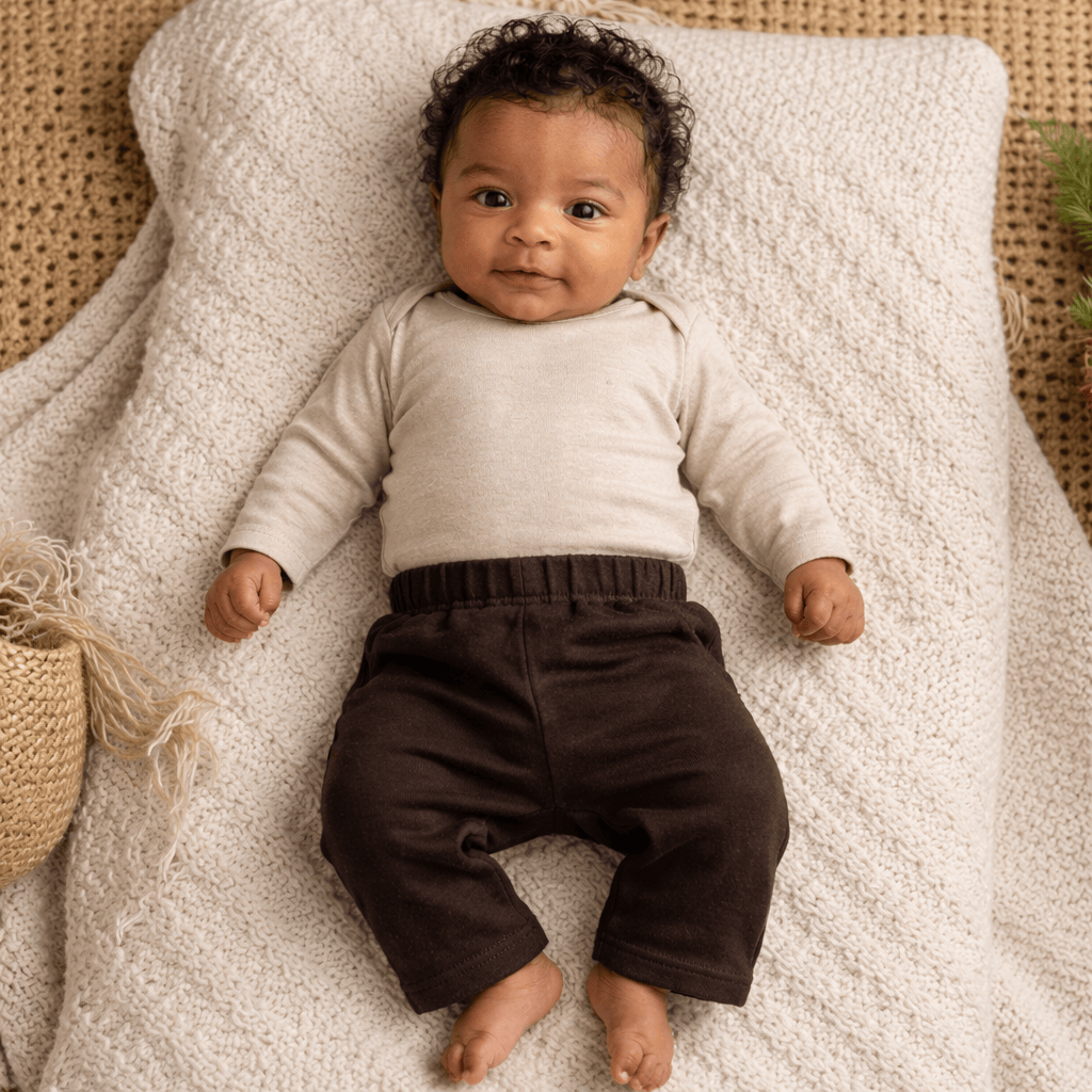 pantalon confortable | marron