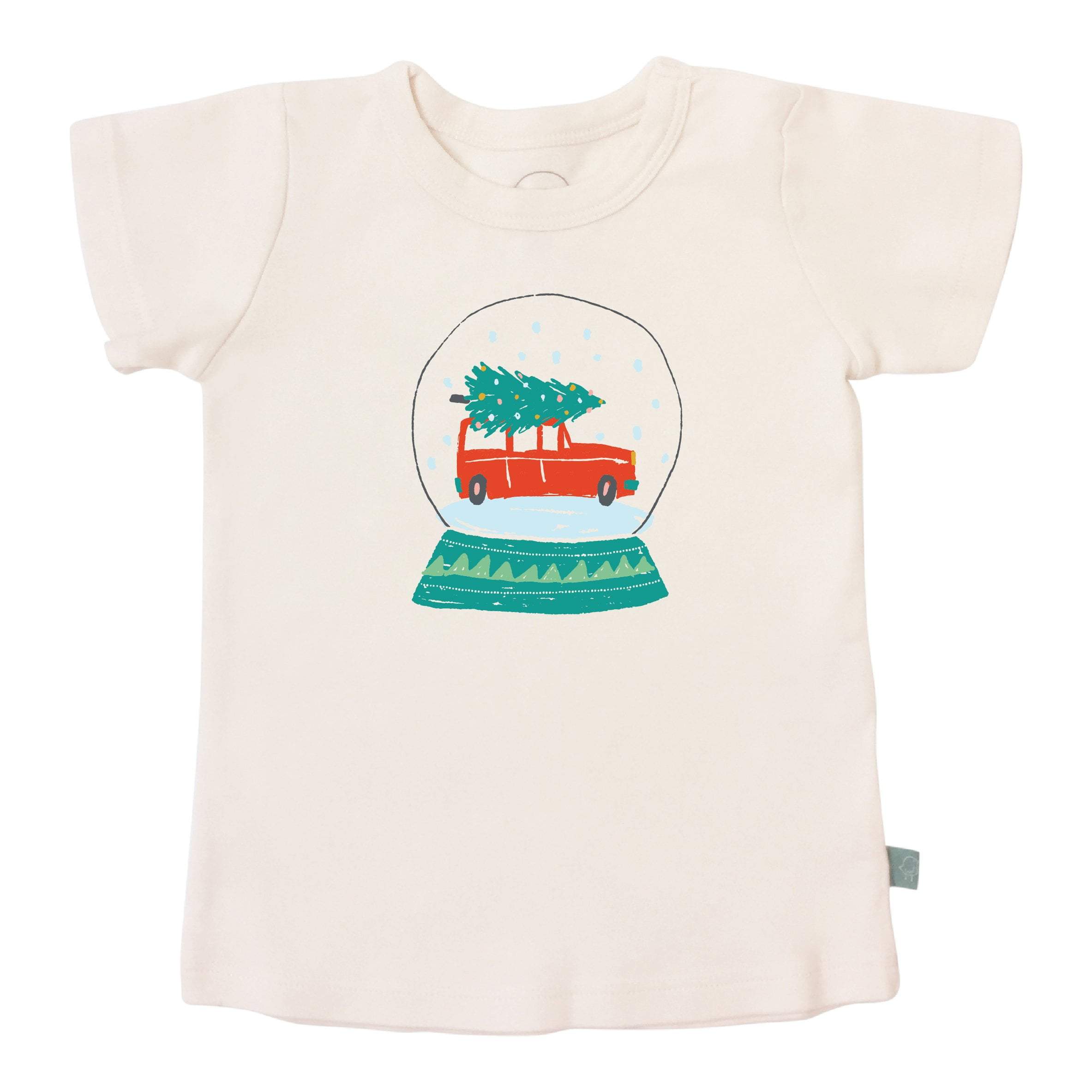 t-shirt imprimé | boule à neige