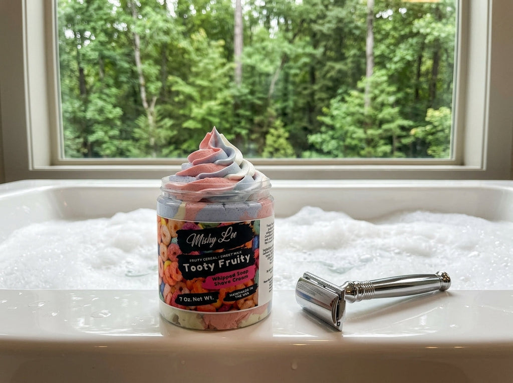 Crème fouettée et crème à raser Tooty Fruity