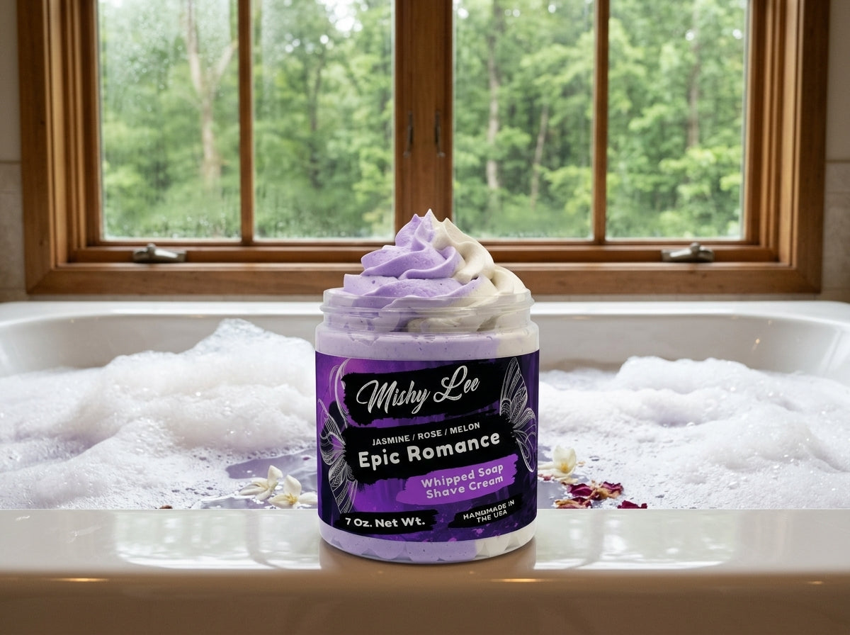 Crème fouettée pour le corps et de rasage Epic Romance