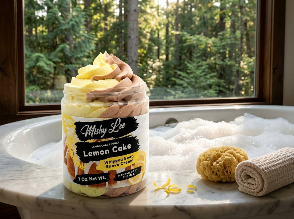 Savon Fouetté et Crème de Rasage Gâteau au Citron