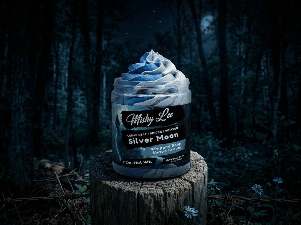 Crème de Rasage et Savon Fouetté Homme Silver Moon