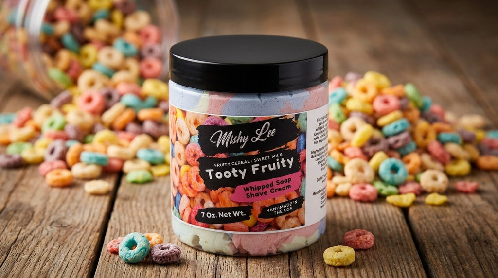 Crème fouettée et crème à raser Tooty Fruity