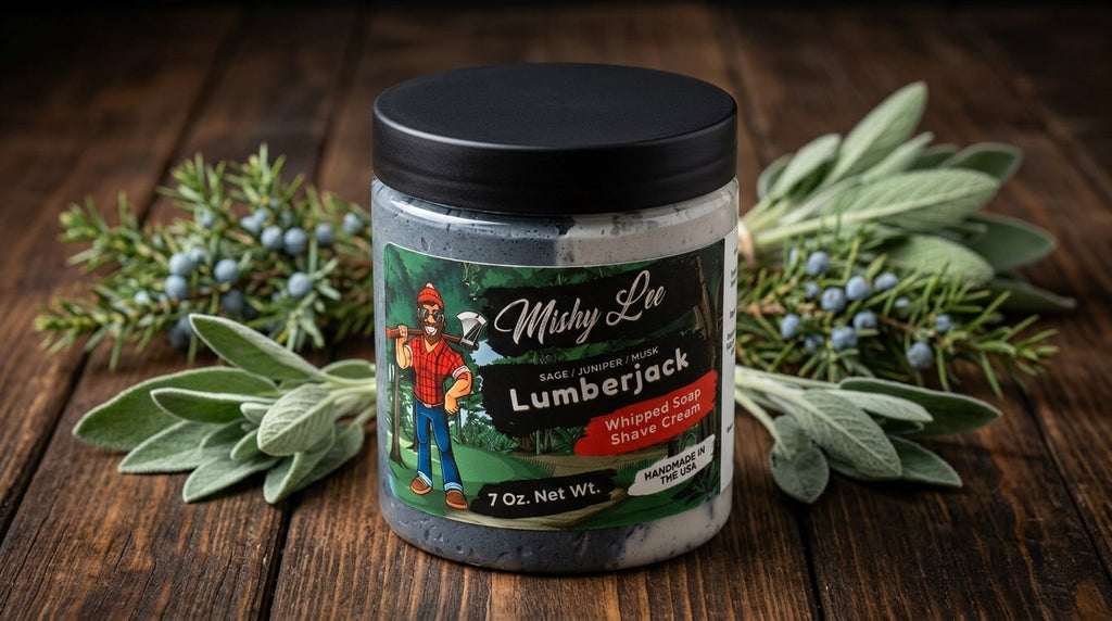Crème fouettée à raser Lumberjack pour homme