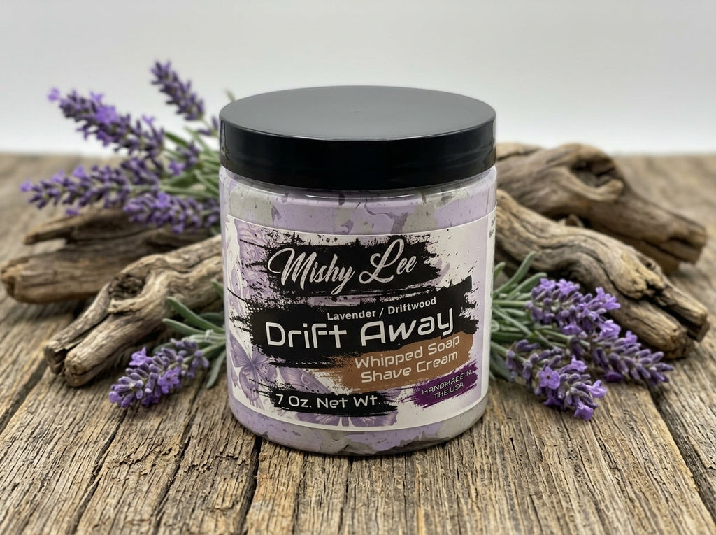 Crème fouettée et crème de rasage Drift Away