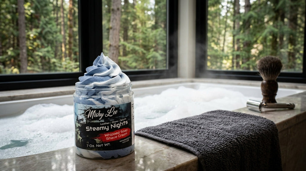 Crème de Savon Fouettée et de Rasage pour Hommes Steamy Nights