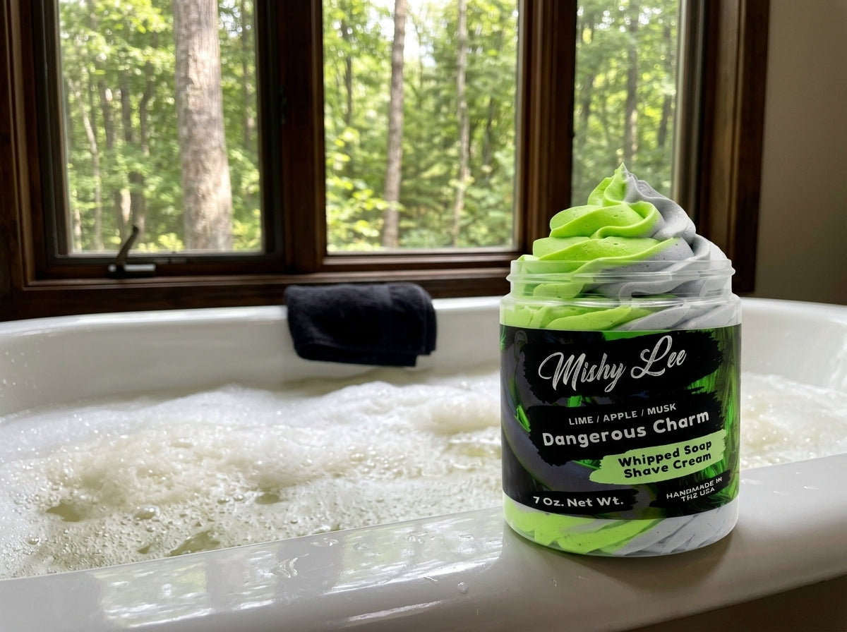 Crème fouettée à raser et savon pour homme Dangerous Charm