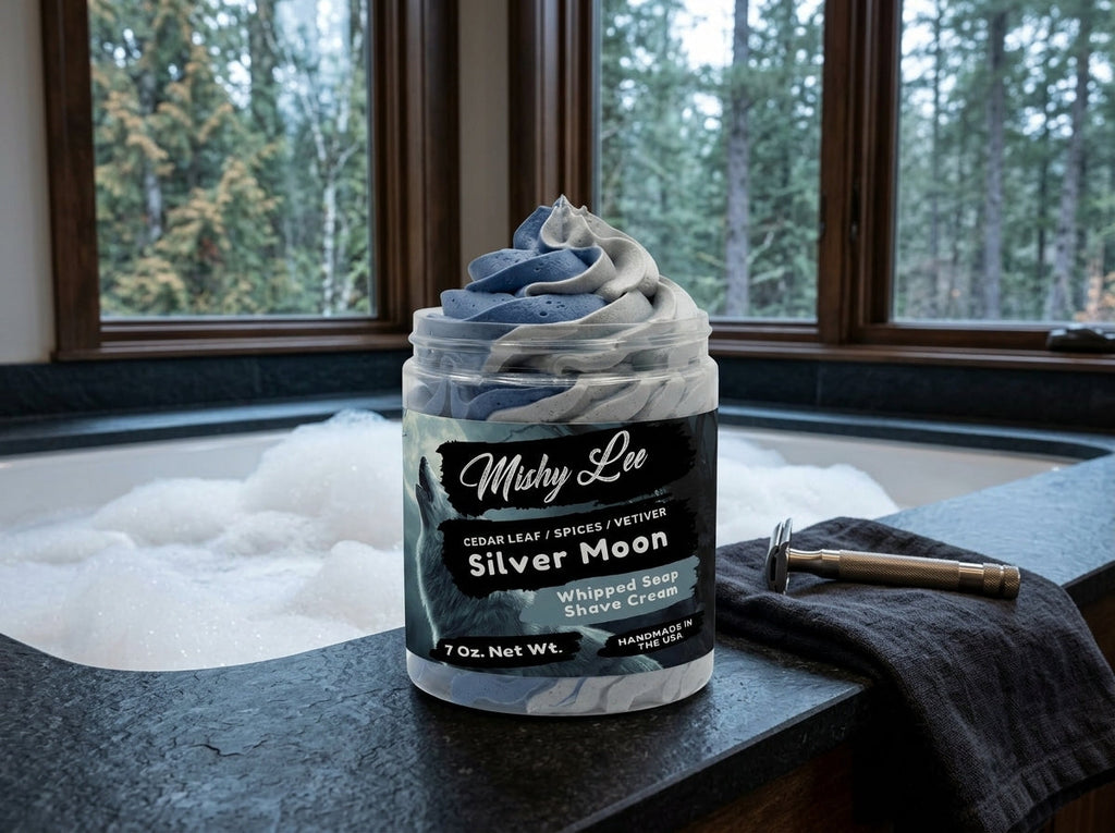 Crème de Rasage et Savon Fouetté Homme Silver Moon