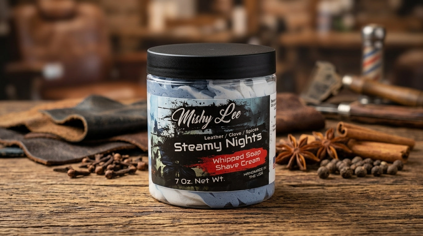 Crème de Savon Fouettée et de Rasage pour Hommes Steamy Nights