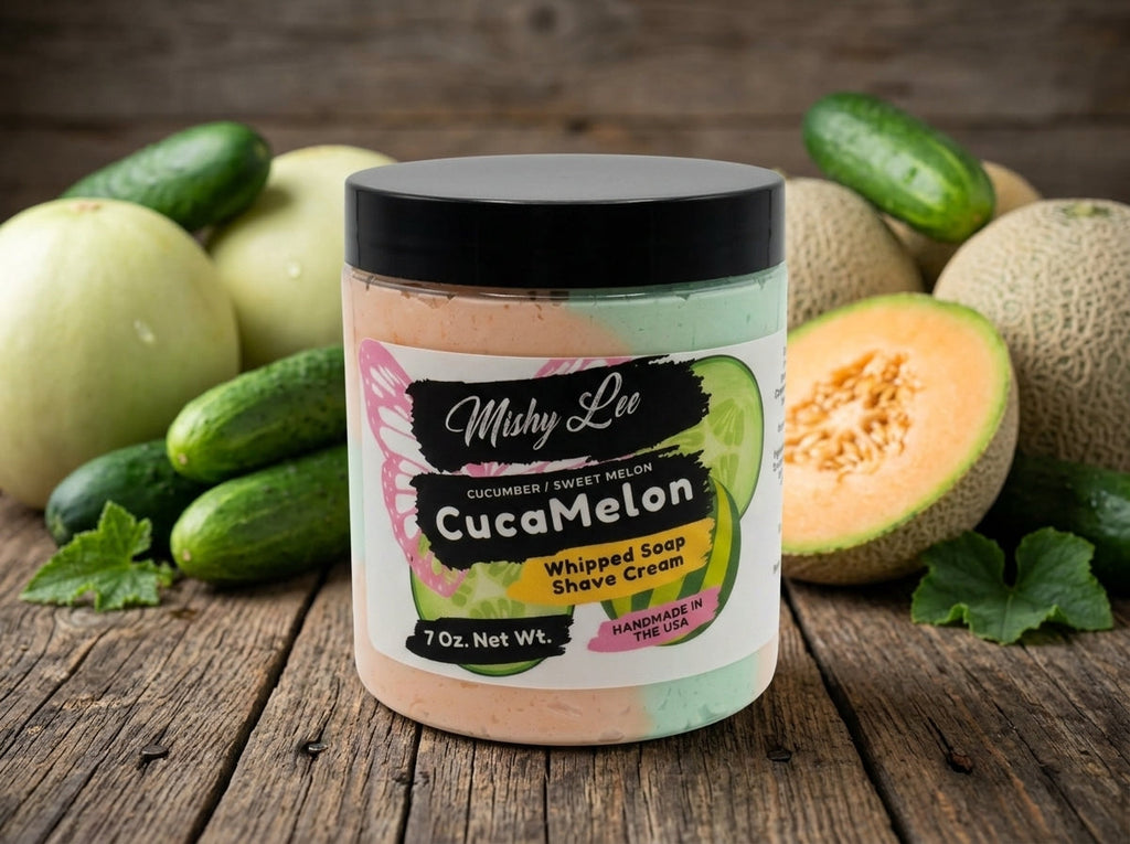 Crème fouettée CucaMelon pour le corps et le rasage