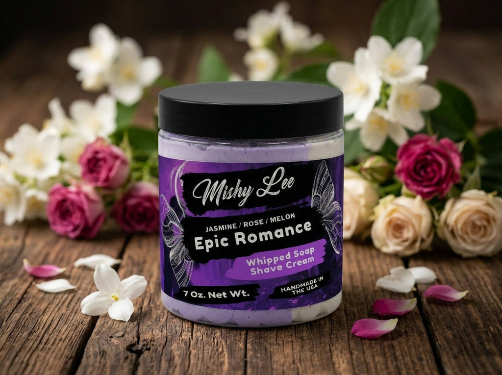 Crème fouettée pour le corps et de rasage Epic Romance