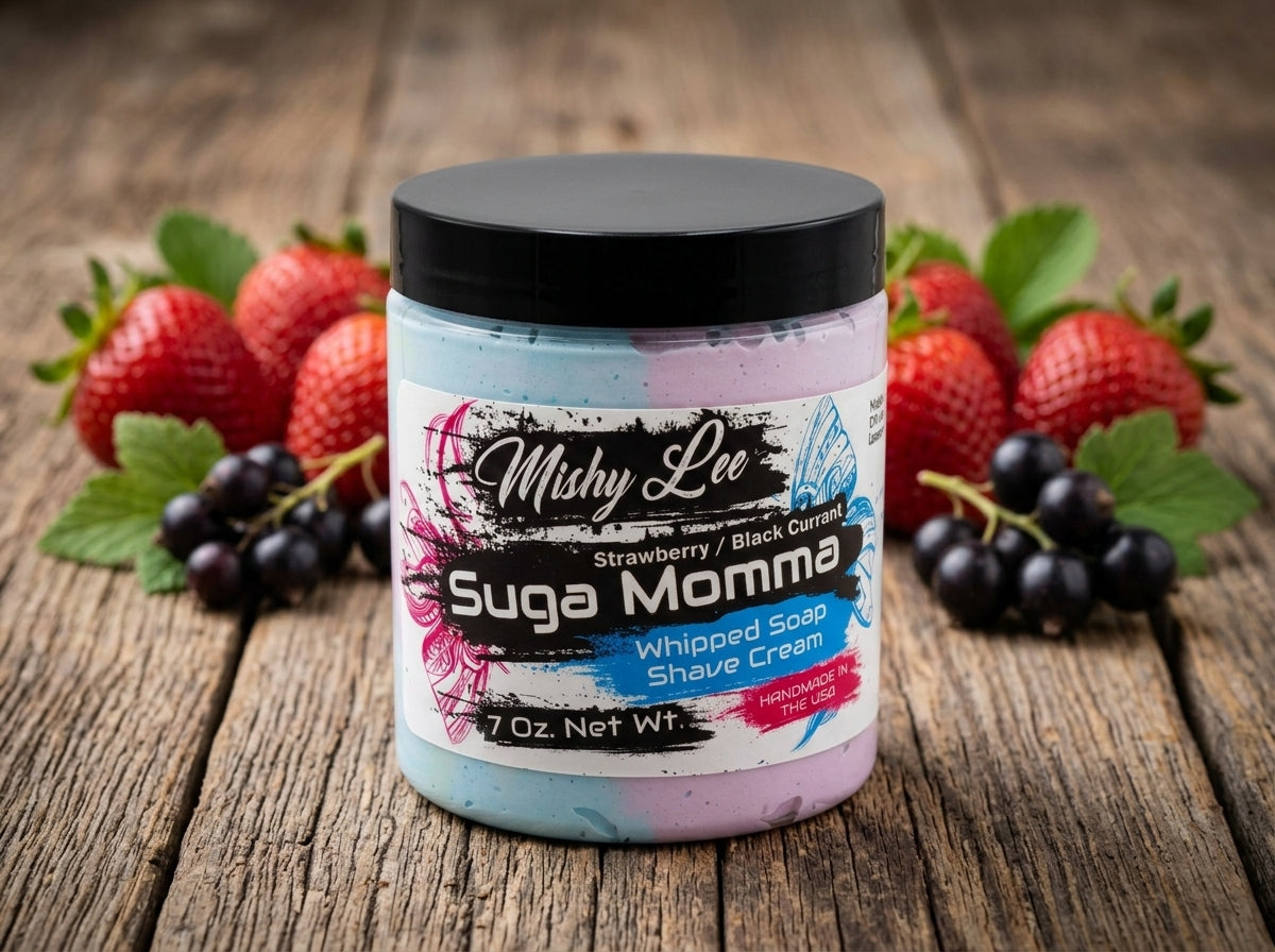 Crème de rasage et savon fouettés Suga Momma