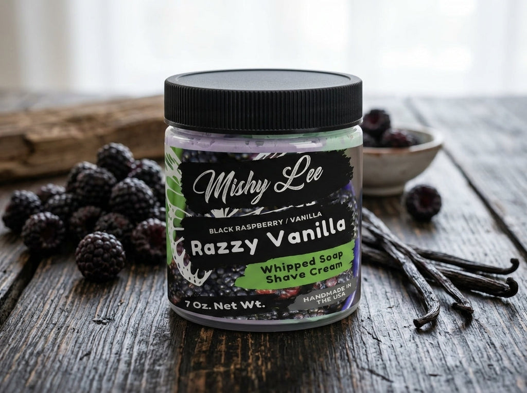 Savon fouetté et crème à raser Razzy Vanilla