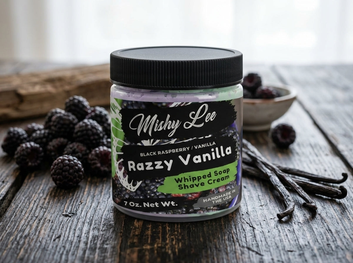 Savon fouetté et crème à raser Razzy Vanilla