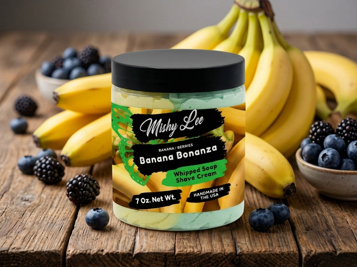 Crème fouettée et à raser Banane Bonanza