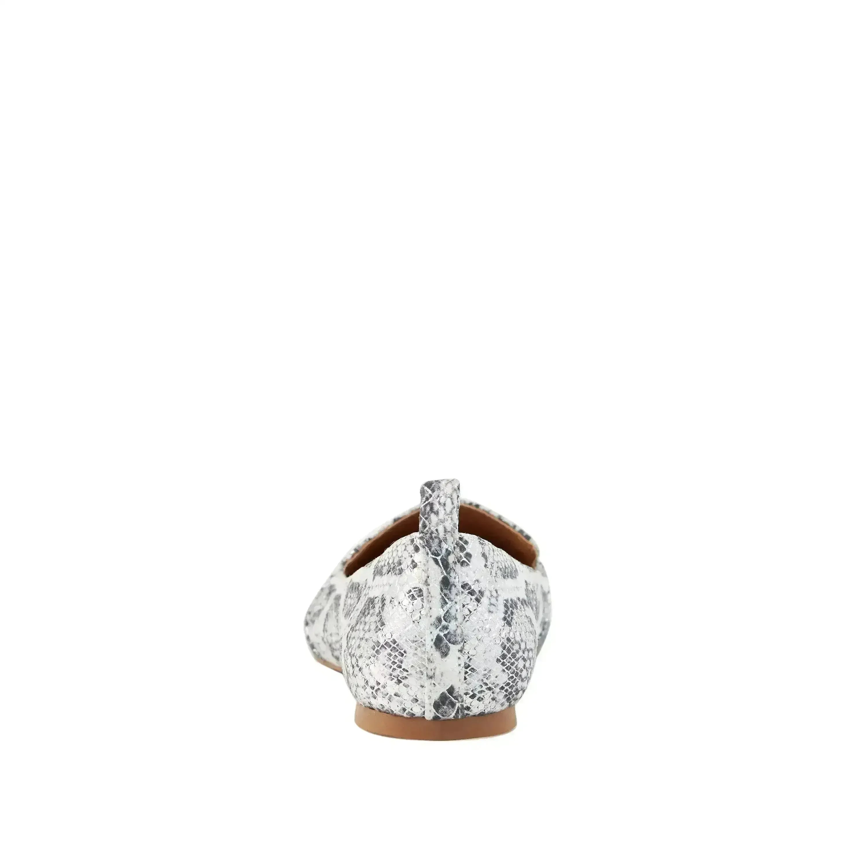 Ballerines Femme Socialite Serpent Argent