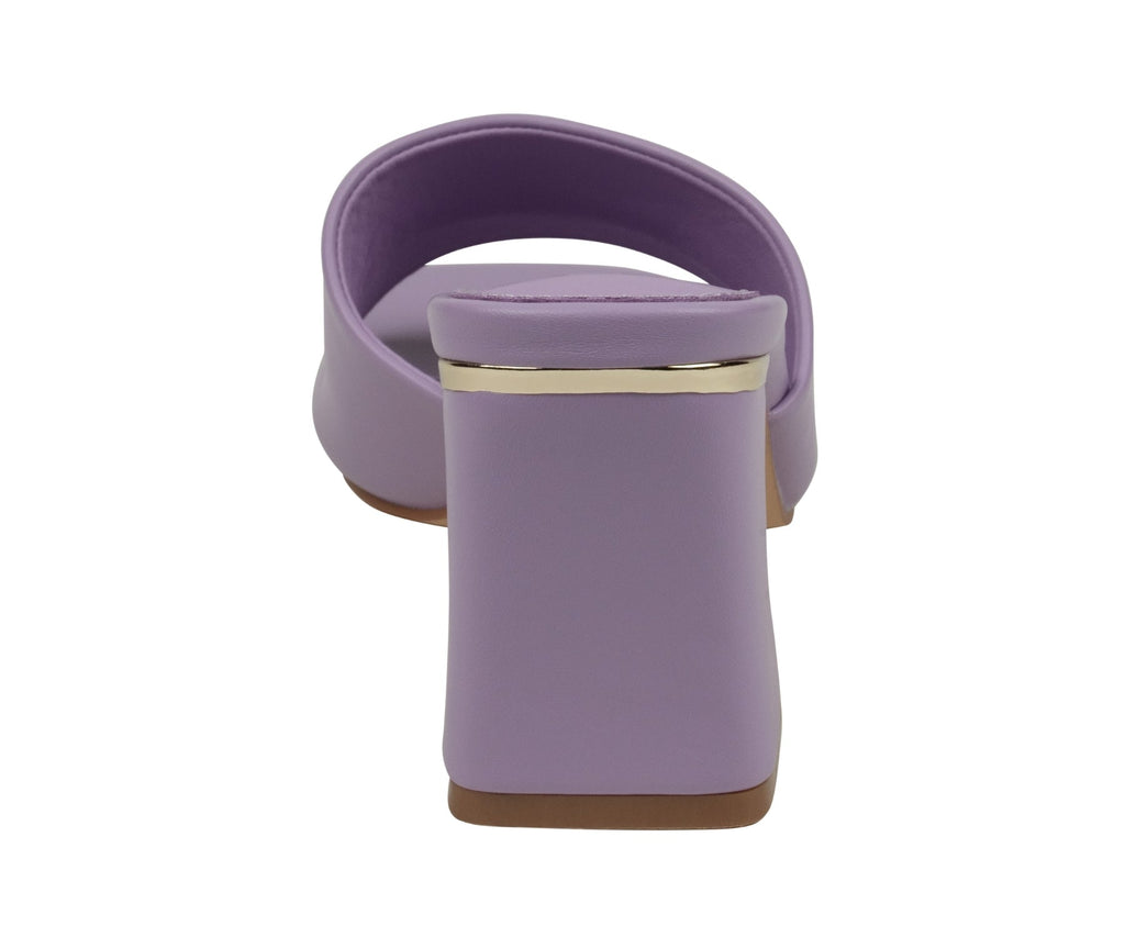 Sandales à talons carrés lilas Soho pour femme